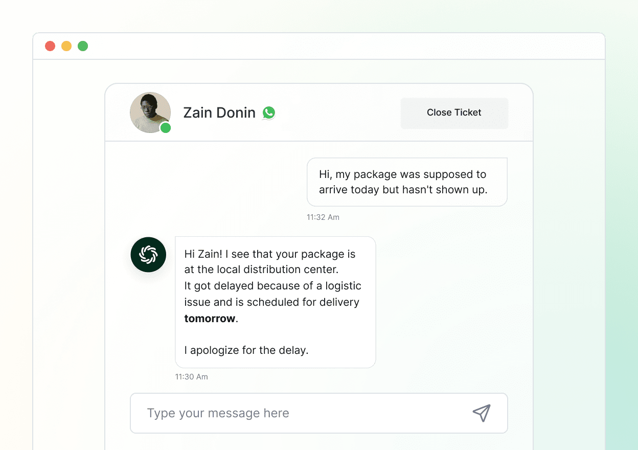 Conversational AI Chatbot